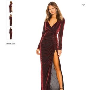 Revolve Dress in Red